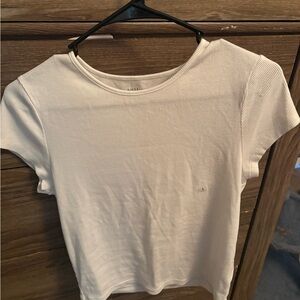 American Eagle Outfitters Ribbed Short Sleeve Tee